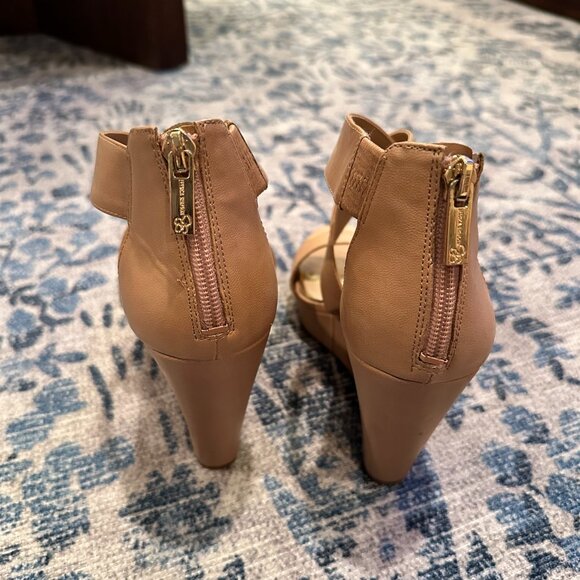 Jessica Simpson Nude Strappy Wedges - Picture 3 of 6